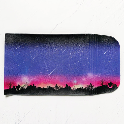 流星Sunset ブックカバー・手帳カバー（A6）ほぼ日手帳カバー