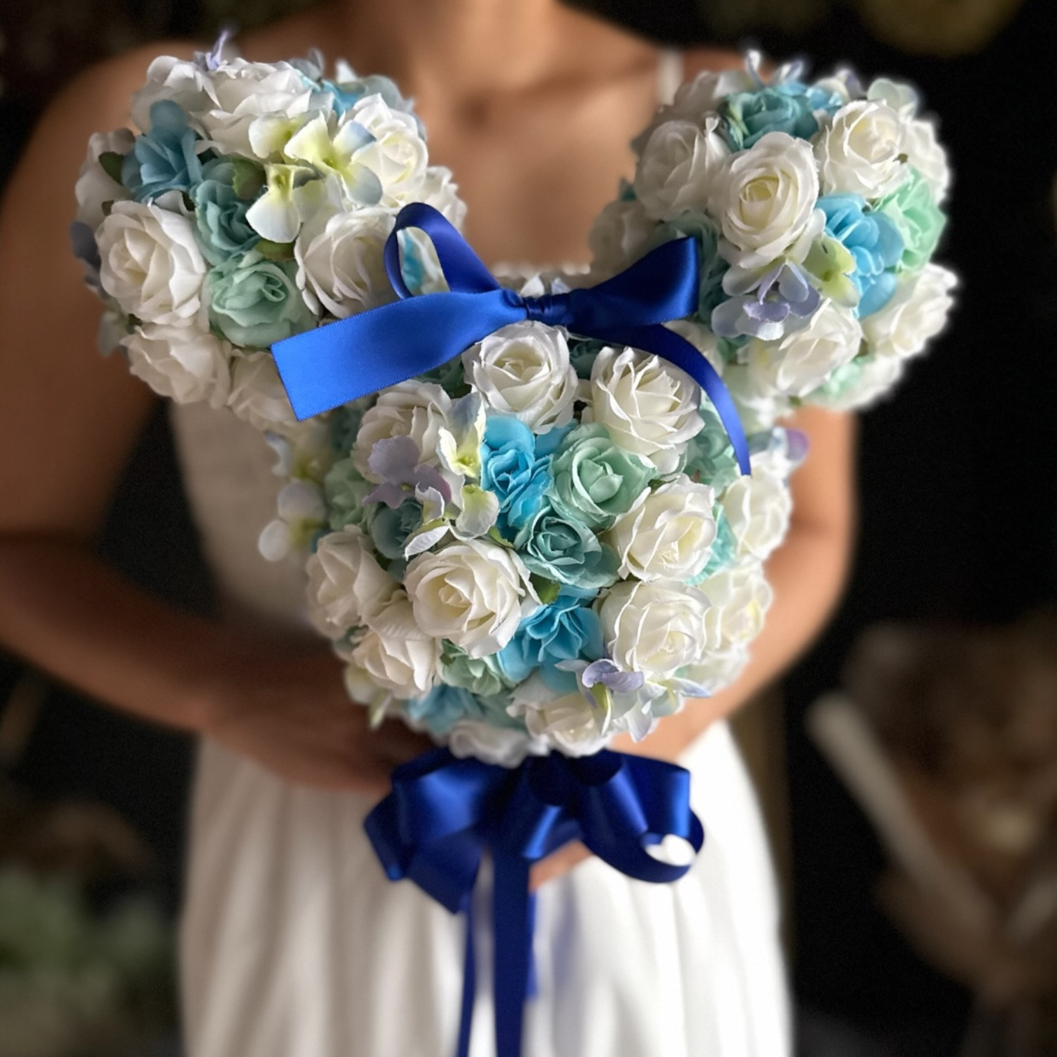 【送料無料】ステッキブーケ☆ブルー