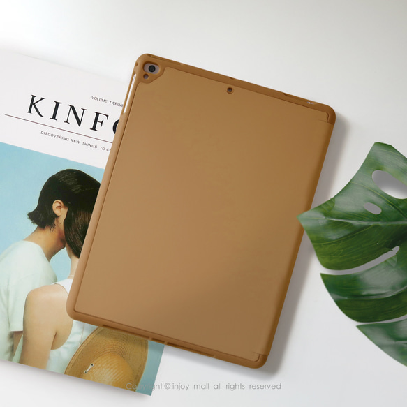 iPad case 12.9/Air4/iPad 9/mini 5 系列Smart cover皮革平板保護套 午茶時光 第6張的照片