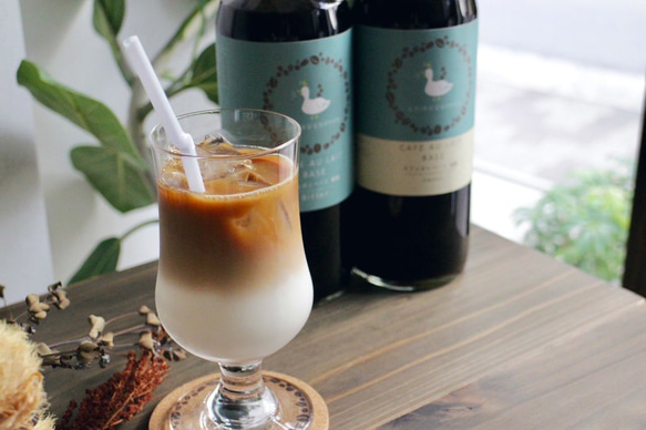 あひる珈琲のカフェオレベース 2本セット 4枚目の画像