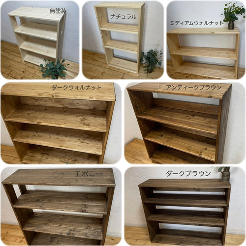 3点セット】 ディスプレイ台 折りたたみ什器ミニ 飾り棚 ダーク
