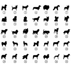 從 35 種狗品種中選擇 木製鞋拔 免費刻名字 爪子 生日 聖誕節 第2張的照片