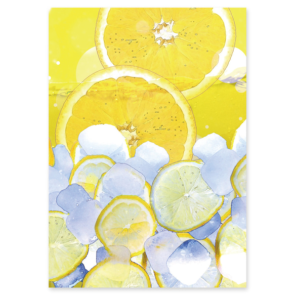 『Juicy ice lemon』レターセット 3枚目の画像