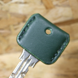 マットグリーンのキーカバー　 5枚目の画像