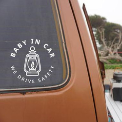 【BABY IN CAR】カーステッカー 2枚目の画像