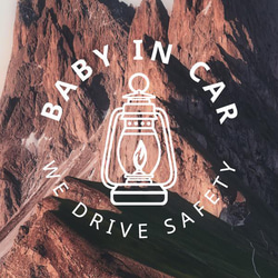 【BABY IN CAR】カーステッカー 1枚目の画像