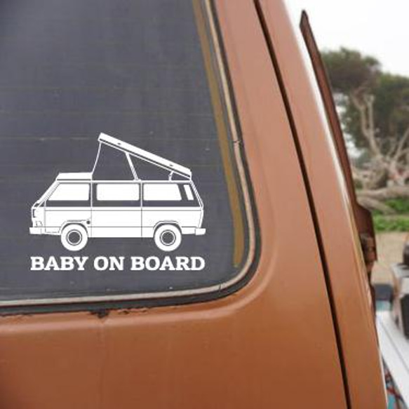 【BABY ON BOARD】カーステッカー 2枚目の画像