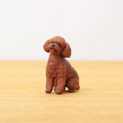 羊毛フェルト レッドトイプードル ブローチ ブローチ CHIRA MIRA 通販