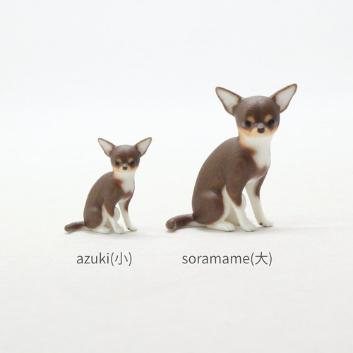 チワワ　プードル　フィギュア DENS CRAFT】Dog＠CUBEフィギュア「ウ○チング」チワワ