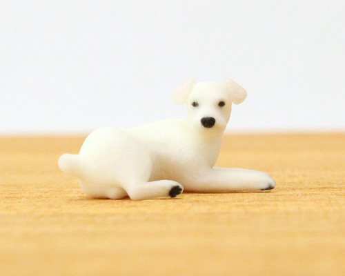 珍しいシュナウザー置物2体 【公式通販】