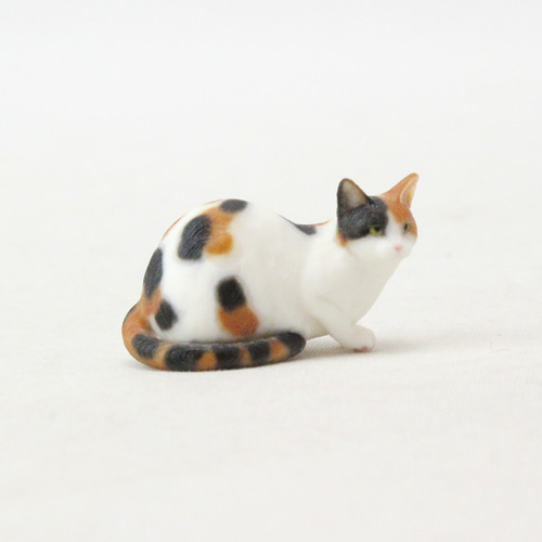 三毛猫 三毛猫のフィギュア その他置物 yuhobica 通販 7442069｜Creema