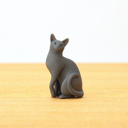 キャッツアイ 丸玉 水色 置物 猫目石 インテリア 小物ファッション