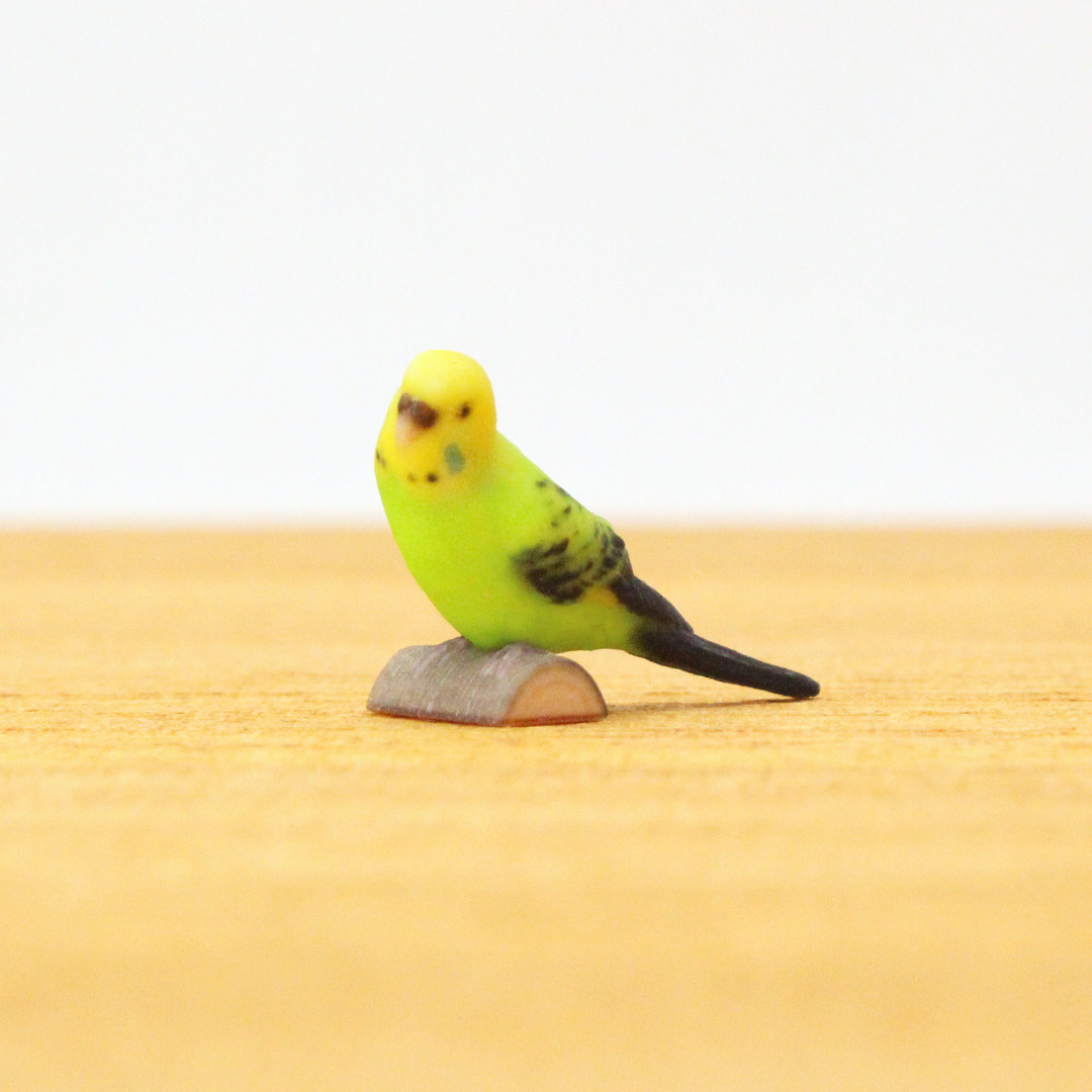 希少 ダール イェンセン セキセイインコ グリーン 鳥 フィギュリン 鳥 フィギュリン 希少 イェンセン ダール セキセイインコ グリーン