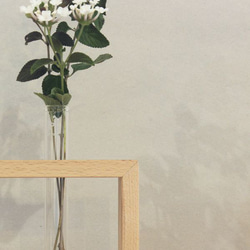 フラワーベース シングル 花瓶 一輪挿し 木製 試験管 モダン 北欧 韓国インテリア ナチュラル シンプル 花 置物 4枚目の画像