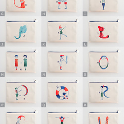 【廃盤品 セール!】ABCポーチ（Mサイズ） 2枚目の画像