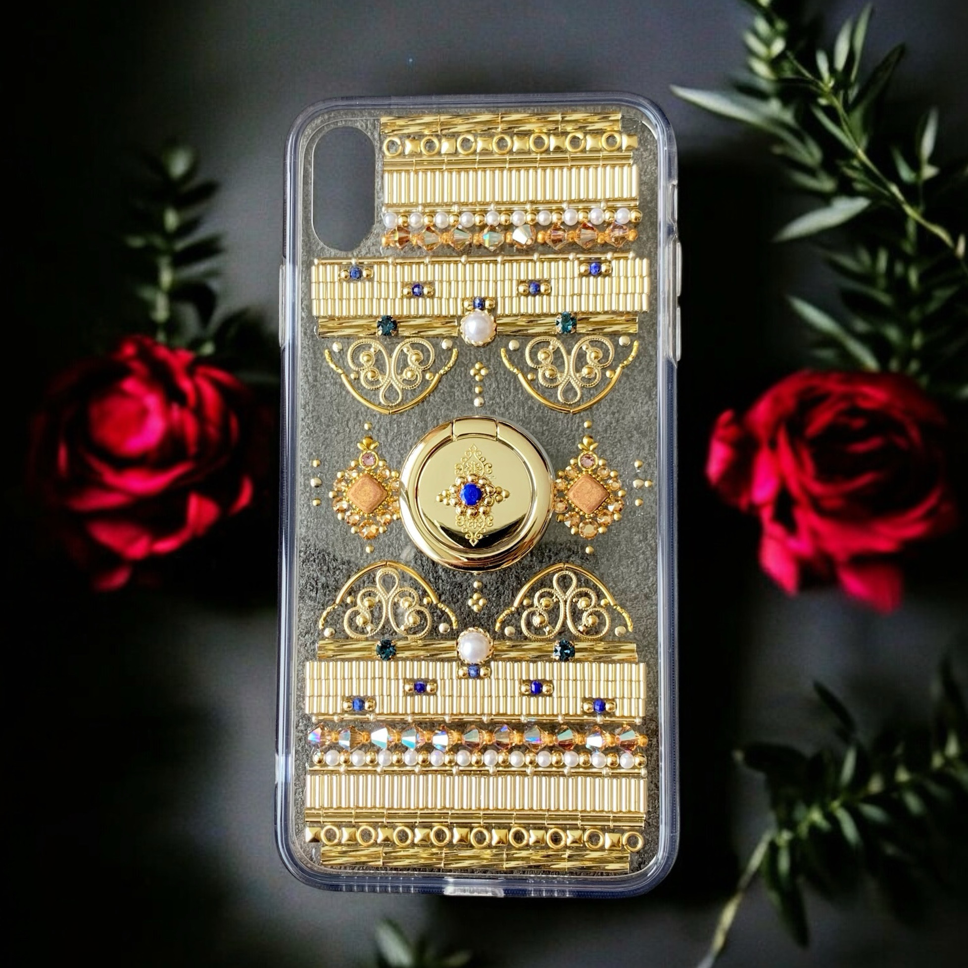 【全機種制作可】クリムト展 ユディトスマホケース スマホリング付き