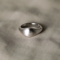 <r_14> 〈silver925〉Plump  ring 2〜25号［slim］ぽってりボリュームシルバーリング 10枚目の画像