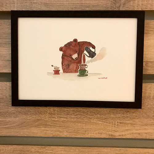 手描きイラスト オリジナル【ふたごのくま】 手描きイラスト オリジナル【ふたごのくま】