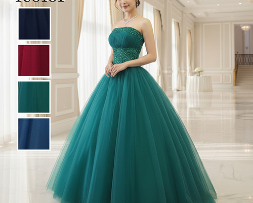 再販 カラードレス レッド赤 ウェディングドレス 演奏会 発表会 二次会