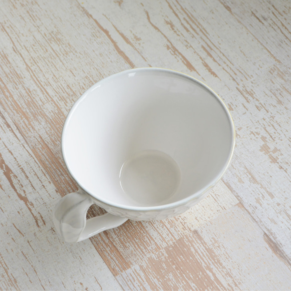 Lienリアン　スープカップ　ホワイト　ティーカップ／食洗機対応／0267826 4枚目の画像