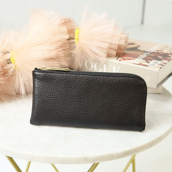 ブラック 財布 一目惚れ 12cm doi0414top01.jpg