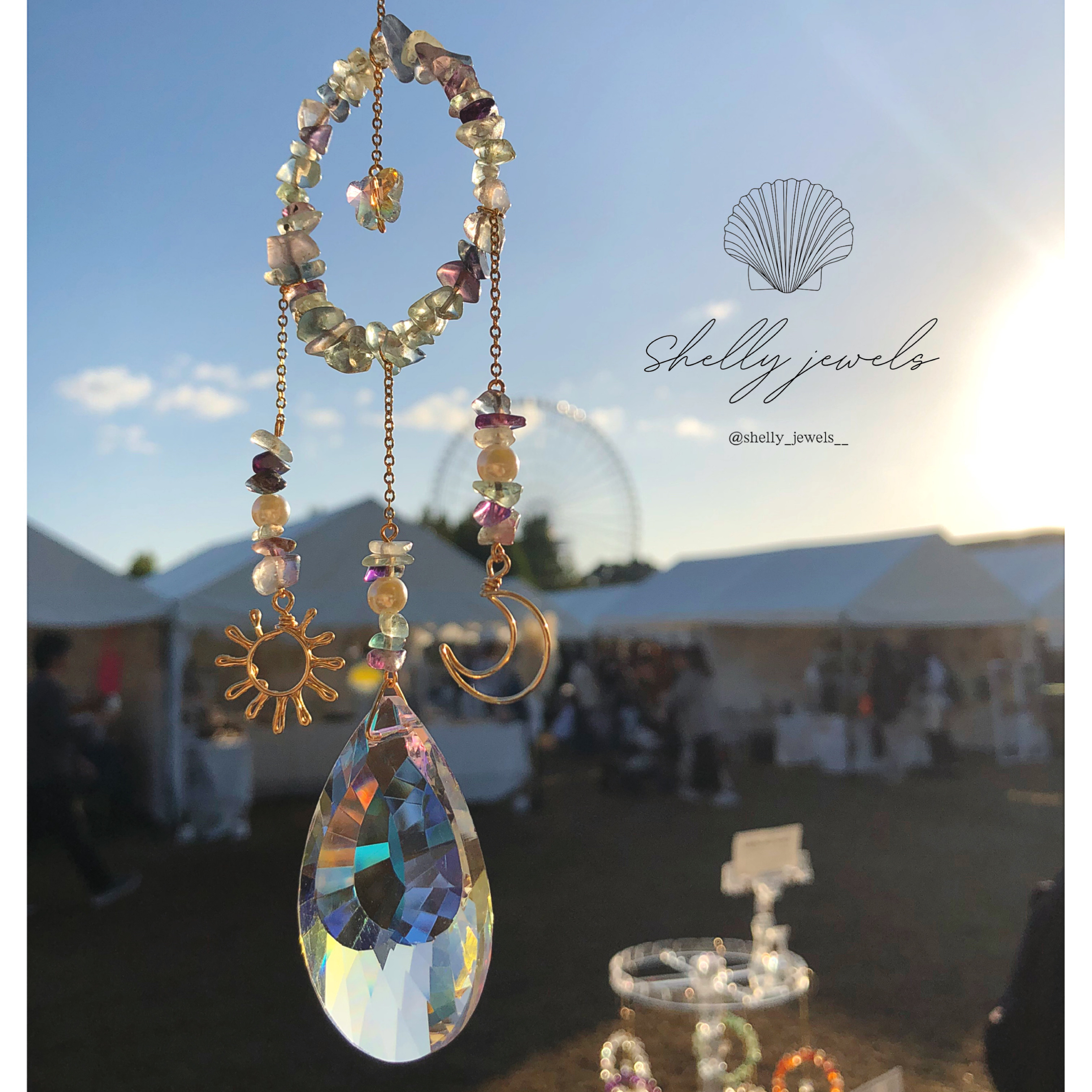 Dream Sun catcher サンキャッチャー ドリームキャッチャー ドリームサンキャッチャー 天然石 高品質