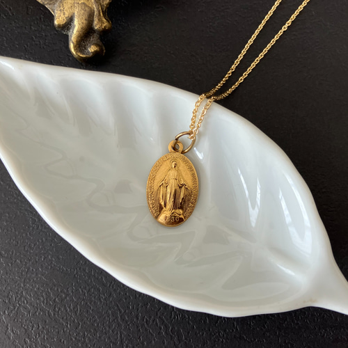 フランス奇跡のメダイ] necklace - carnelian ネックレス・ペンダント