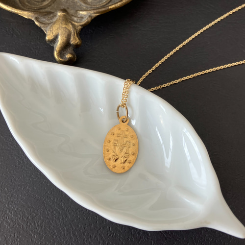 フランス奇跡のメダイ] necklace - carnelian ネックレス・ペンダント