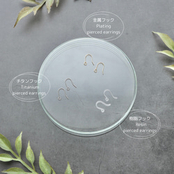 【夏限定】額縁の中の向日葵 | ピアス / イヤリング 10枚目の画像