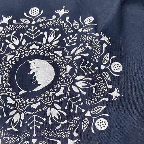 ねこの曼荼羅Tシャツ(ネイビー) Tシャツ ちょこっと 通販 ねこの曼荼羅Tシャツ(ネイビー) Tシャツ ちょこっと 通販