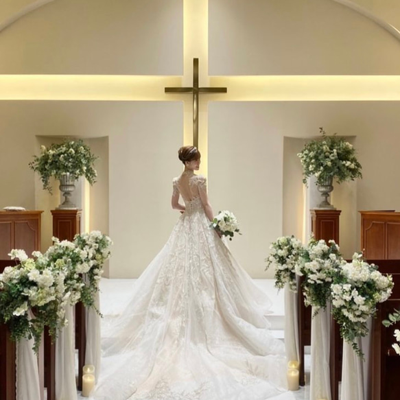 ティアラ　ウエディング　　スワロ　ビジュー　前撮り　シルバー　挙式用ティアラTLM234 6枚目の画像