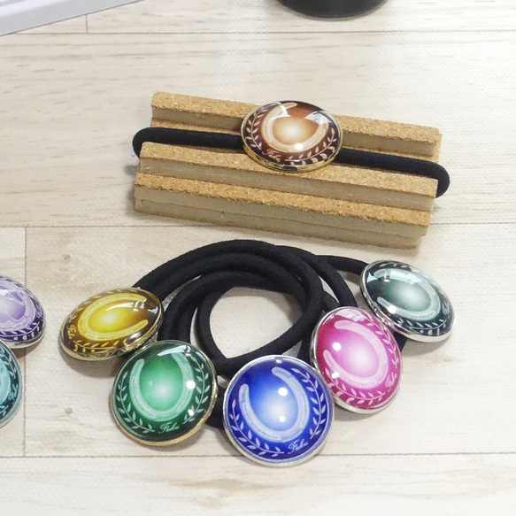 ヘアゴム 蹄鉄 12色(ガラス版) ヘアゴム Fuku～ふく～ 通販