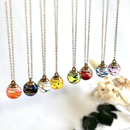 片耳販売‼️】手描き✨水風船ヨーヨーピアス、イヤリング✨夏祭り