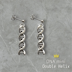 医療系・理系がグッとくるDNA二重螺旋構造ピアス mini ピアス