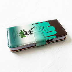 巧克力薄荷味 1 筆記本型 iPhone 手機殼智能手機殼兼容所有型號 iPhone13 iPhone14 第5張的照片