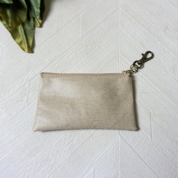 キーポーチ Sleeping Rose　リバティラミネート生地 10枚目の画像