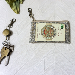 キーポーチ Sleeping Rose　リバティラミネート生地 11枚目の画像