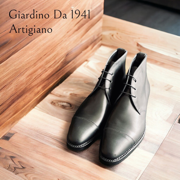 GIA No.52 "Artigiano"英国調3アイレットチャッカブーツ／受注生産品（納期60日） 6枚目の画像