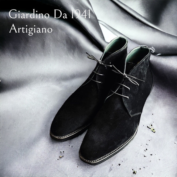 GIA No.52 "Artigiano"英国調3アイレットチャッカブーツ／受注生産品（納期60日） 4枚目の画像