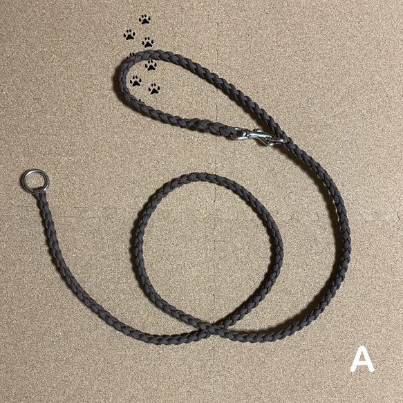 3way　お持ちのリードをハンズフリー仕様に！　パラコードハンズフリー兼ショートリード 2枚目の画像