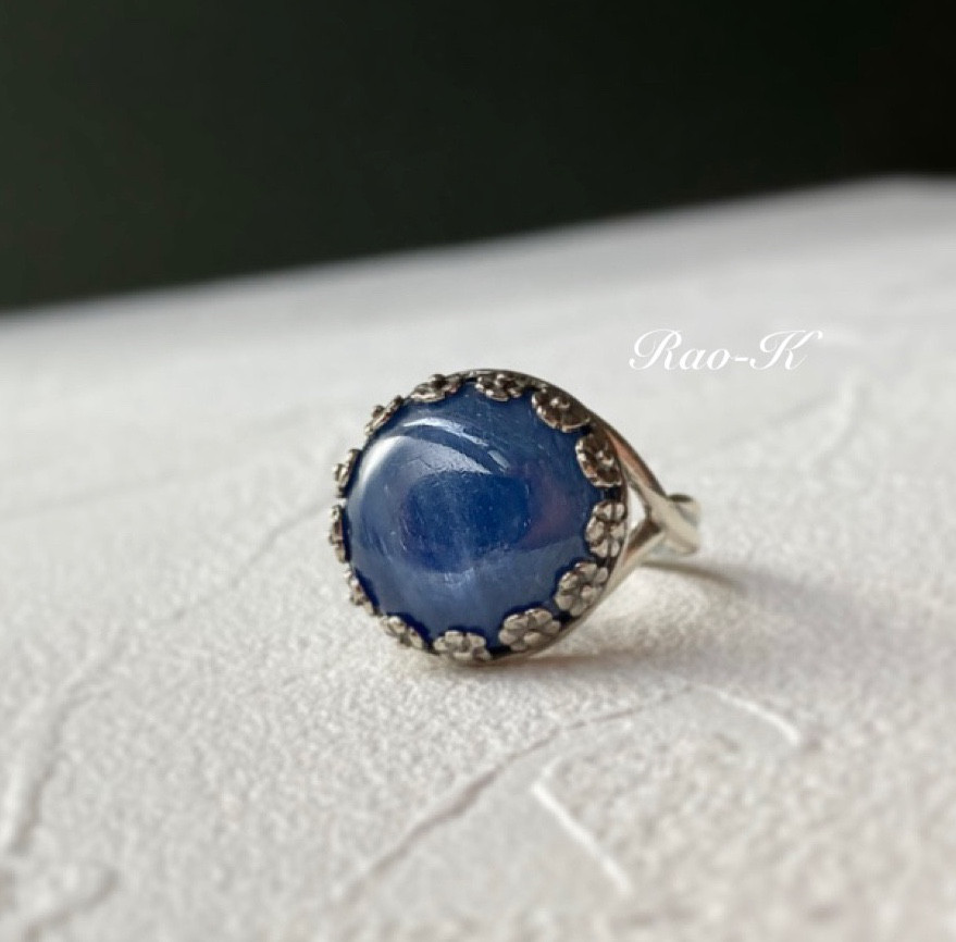 ✨silver925大人のアンティーク調リング〜カイヤナイト