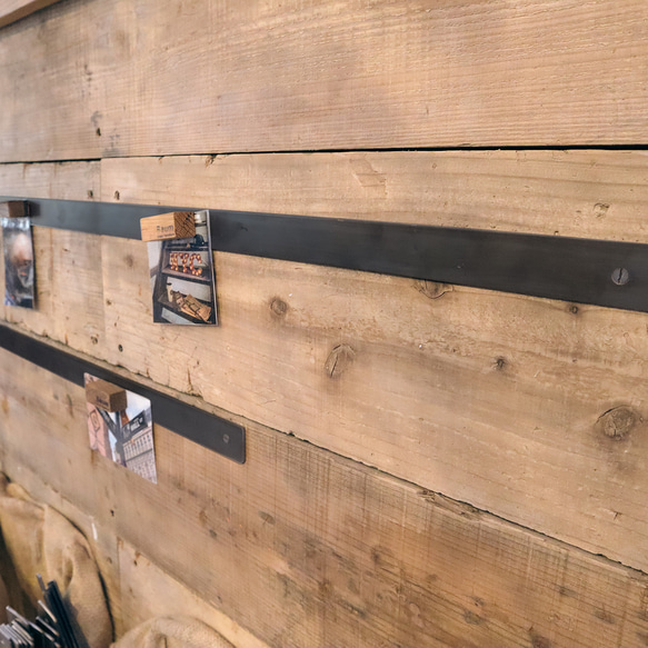 \送料無料／[Iron Wall Bar]アイアン バー メモ貼り ピクチャボード 写真立て ディスプレイ ‐22‐ その他インテリア雑貨