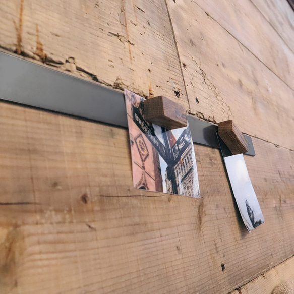 \送料無料／[Iron Wall Bar]アイアン バー メモ貼り ピクチャボード 写真立て ディスプレイ ‐22‐ その他インテリア雑貨