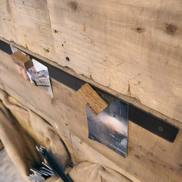 \送料無料／[Iron Wall Bar]アイアン バー メモ貼り ピクチャボード 写真立て ディスプレイ ‐22‐ その他インテリア雑貨