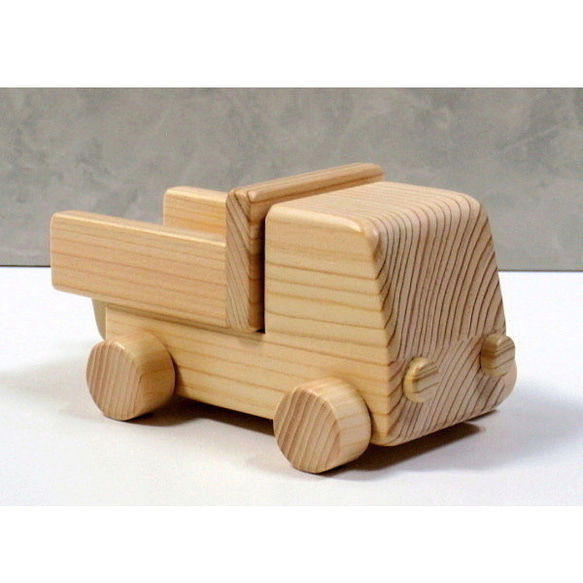 おもちゃ はたらくくるま工事現場 ダンプカー 木製 （ 木製