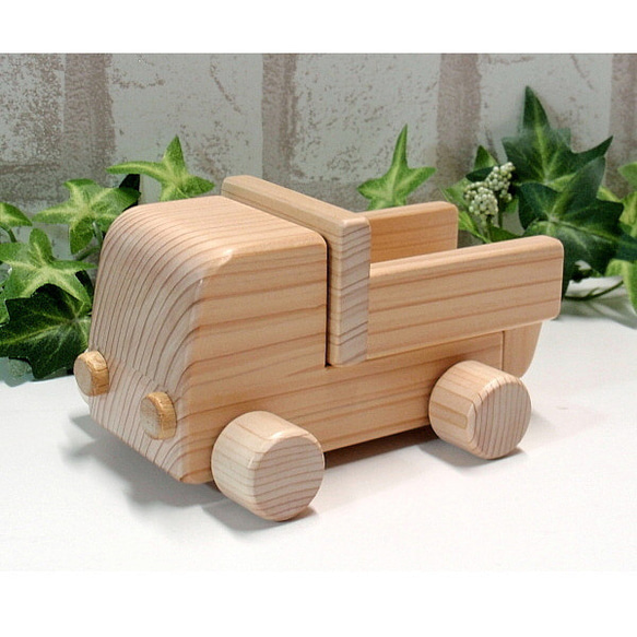 木のおもちゃ はたらく車・ダンプカー/木製玩具 おもちゃ・人形
