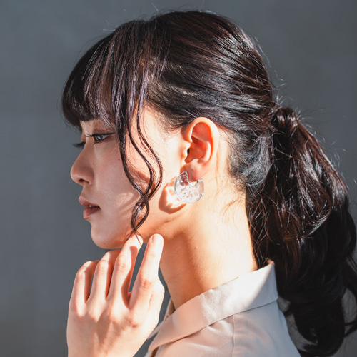 水面ピアス/イヤリング ○涼やかな水面モチーフアクセサリー○ ピアス