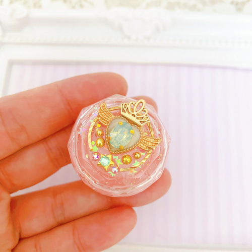 魔法のコンパクト風♡クリームケース(小) その他ケース Pink Pony