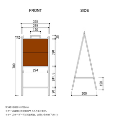 ＼送料無料／[Iron Sign Board B-Type]アイアンサインボード ウェルカムボード 店舗看板‐64‐ 3枚目の画像