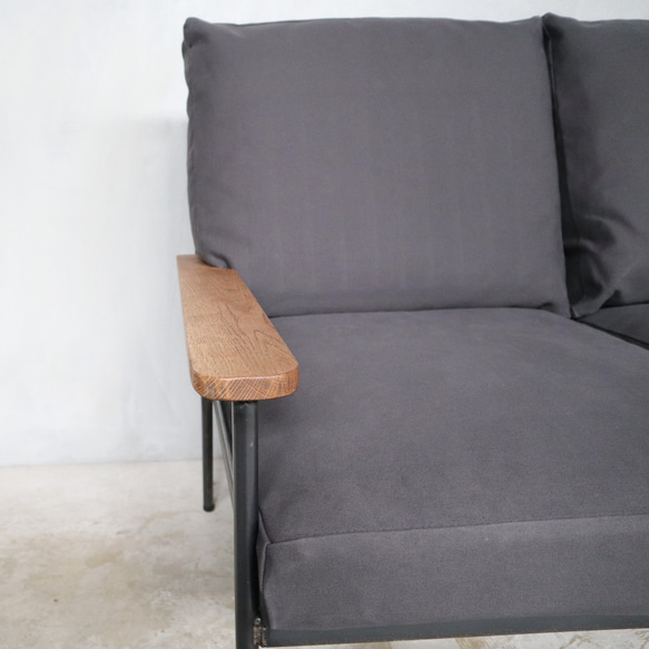 ＼送料無料／[Y.T Sofa 2seater]2人掛けソファー 帆布 コーデュロイ リビング おしゃれ ‐90_c‐ 5枚目の画像